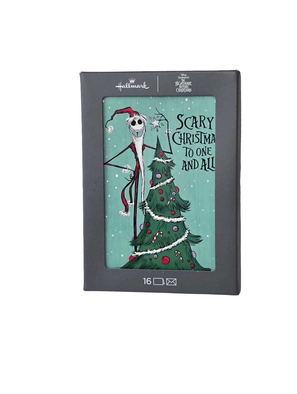 Hallmark Disney Nightmare Before Christmas Jack Skellington 16 Card Box Set